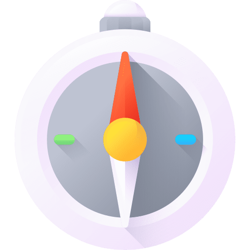 Compass cursor gps navigation icon