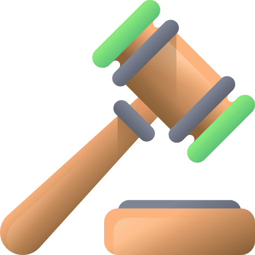 Courthouse place court shapes and symbols icon