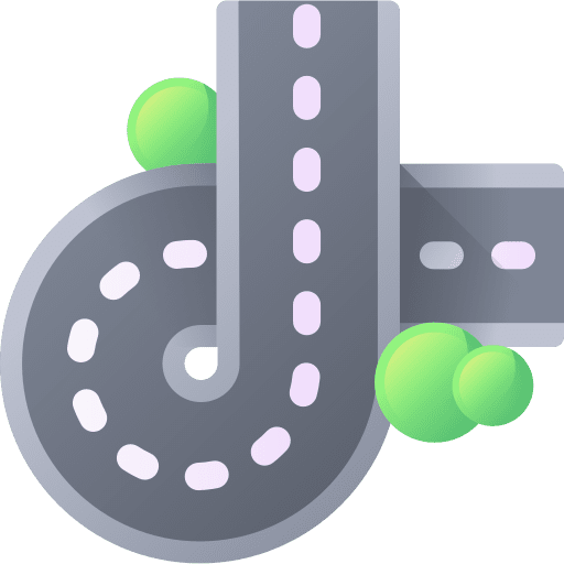 Road work tools roads street icon