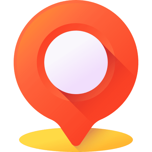 Your location zone map location region icon