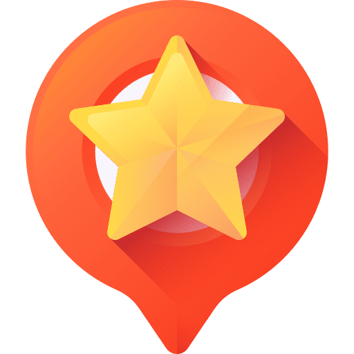 Favourite interface pin place icon