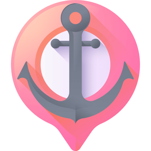 Port port sailing map location icon