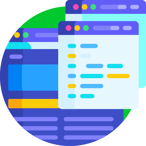 Coding developer development programming icon