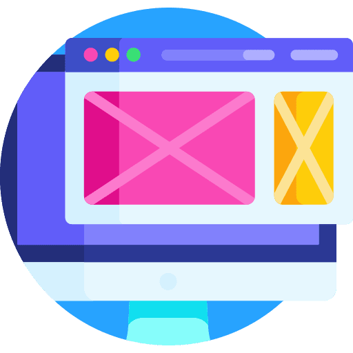 Computer application web information icon