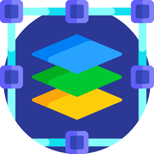Layers interface graphic design illustration icon