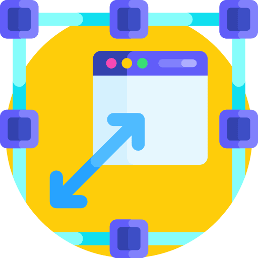 Resize edition edit tools interface icon