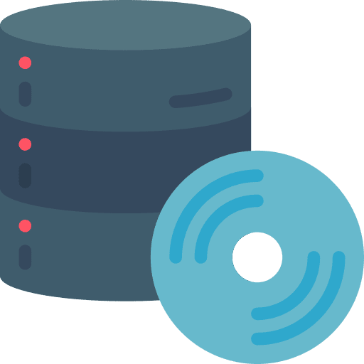 Database technology server database icon