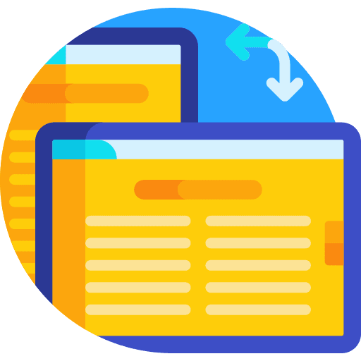 Flip multimedia flip multimedia option icon