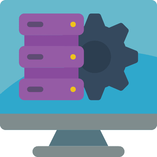 Server database monitor settings icon