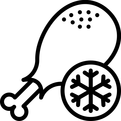 Chicken chicken leg frozen fried chicken icon