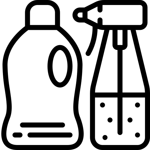 Cleaning spray cleaning spray food and restaurant bottles icon