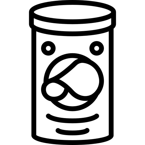 Potato chips snacks food and restaurant potatoe icon