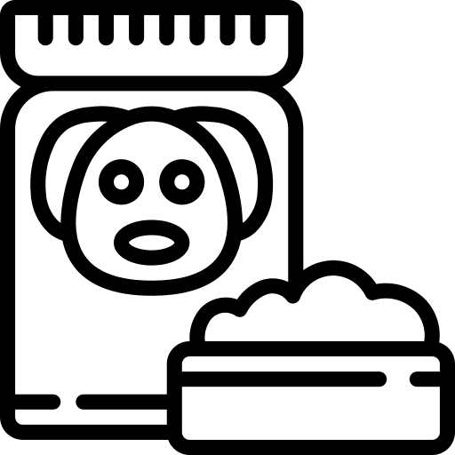 Dog bowl dog bowl animals icon