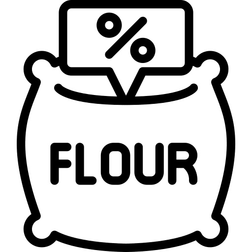 Flour flour food and restaurant cereal icon