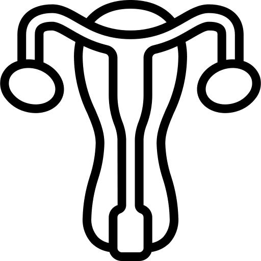 Fertility reproductive system uterus medical icon