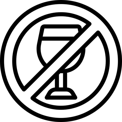 Pregnancy drink no drinks cancel icon