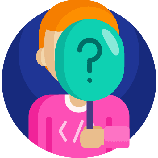 Anonymity unknown user mystery person icon