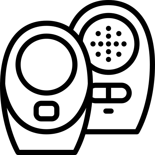 Baby monitor electronic transmissor remote icon