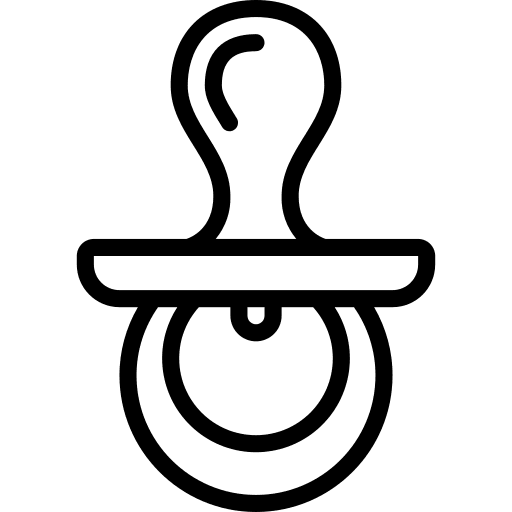 Pacifier pacifier kid and baby toy icons icon