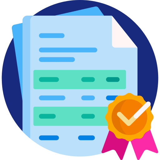 Documents document paper bank icon