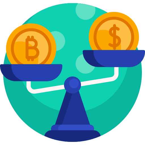 Exchange exchange rates scales icon