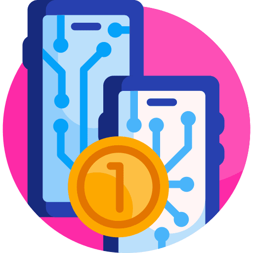 Digital currency padlock data encryption bitcoin icon