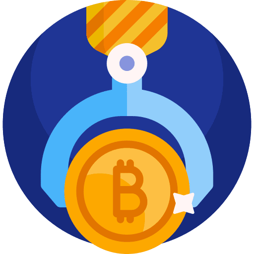 Mining blockchain money business and finance icon