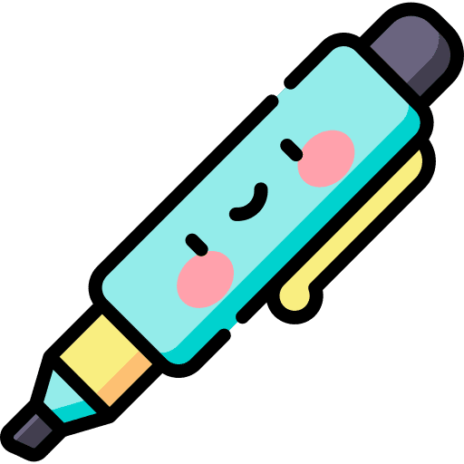 Pen office material writing pen icon