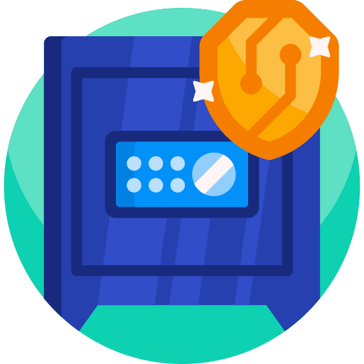 Safebox business and finance security safebox icon