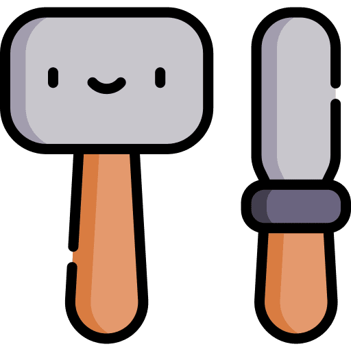 Hammer hammer chisel artistic icon