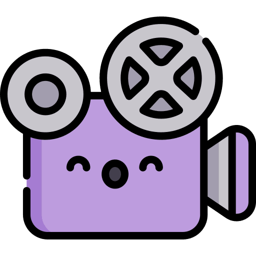 Videocamera technology cinema entertainment icon