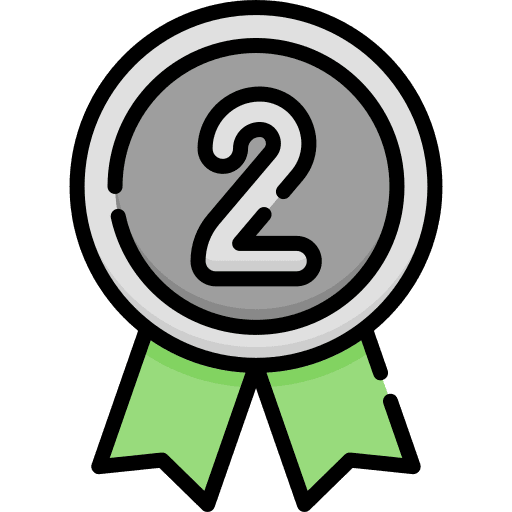 Medal sport two winner icon