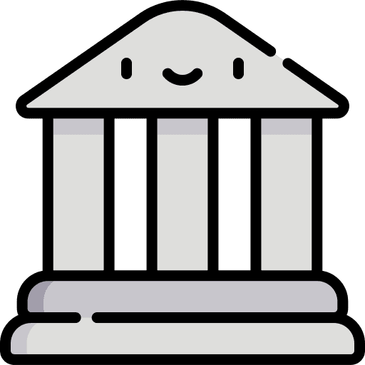 Museum temple bank museum icon