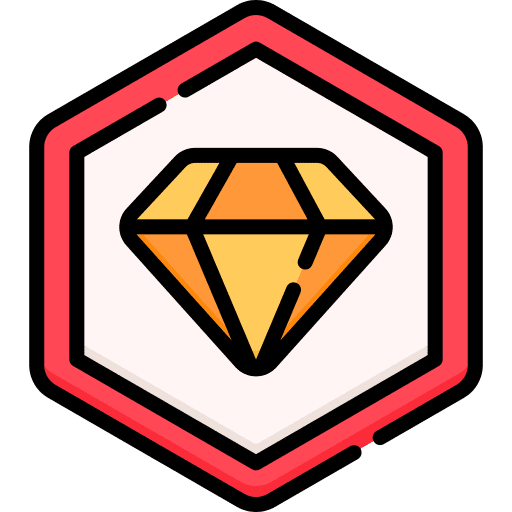 Badge diamond award badge icon