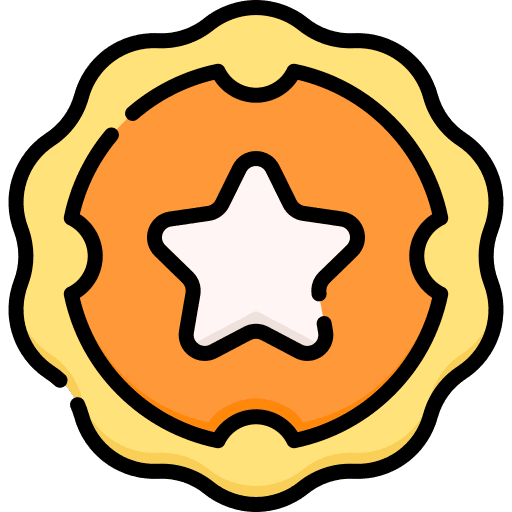 Badge winner sport competition icon