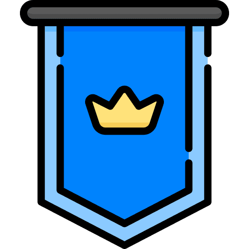 Flag banner award flag icon