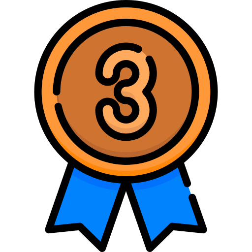 Medal reward sports and competition sport icon