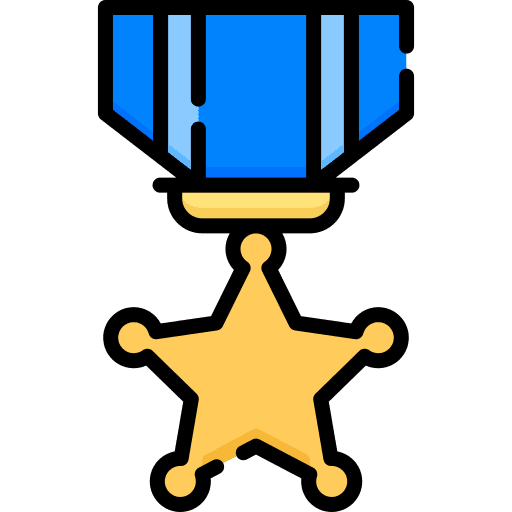 Star sports and competition winner award icon