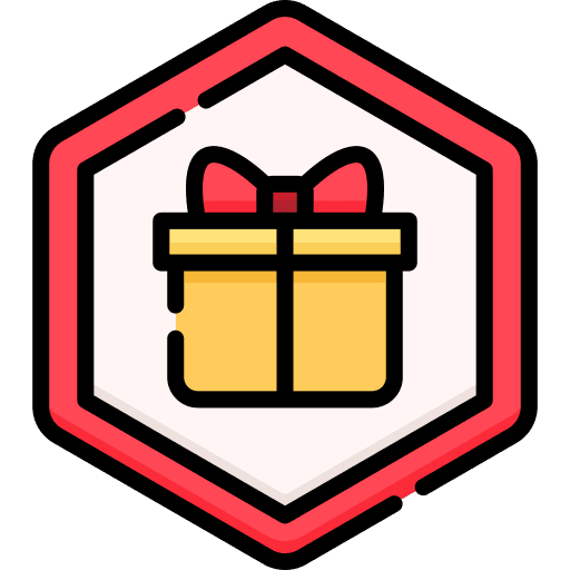 Gift badge award prize icon