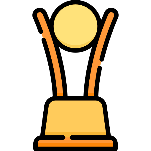 Trophy cup competition award icon
