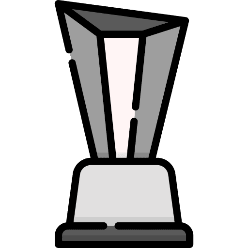 Trophy sports and competition cup trophy icon