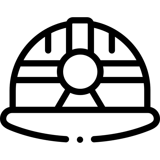 Miner industry security protection icon