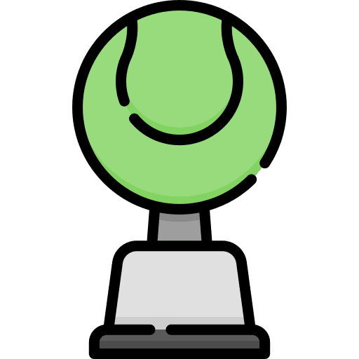 Trophy competition winner sport icon