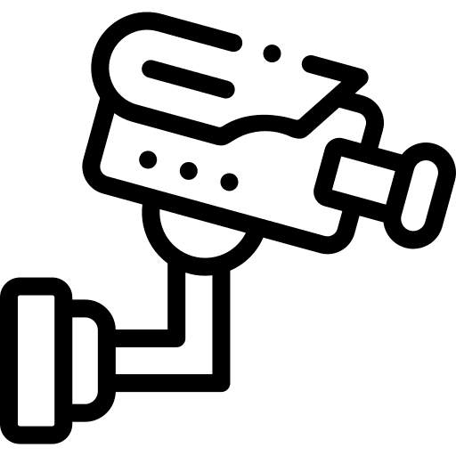 Cctv security video camera security camera icon