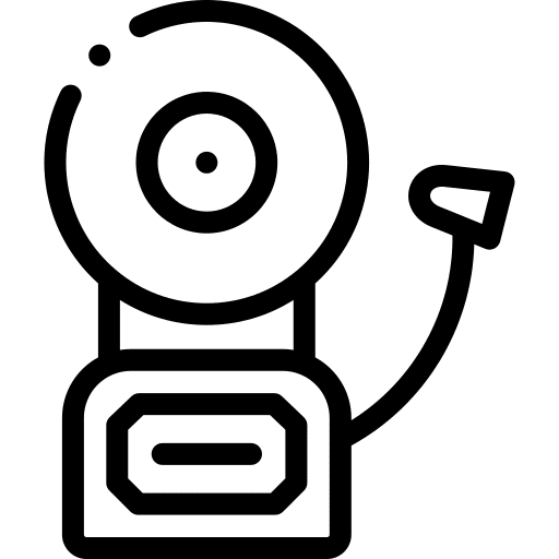 Emergency smart home emergency siren icon