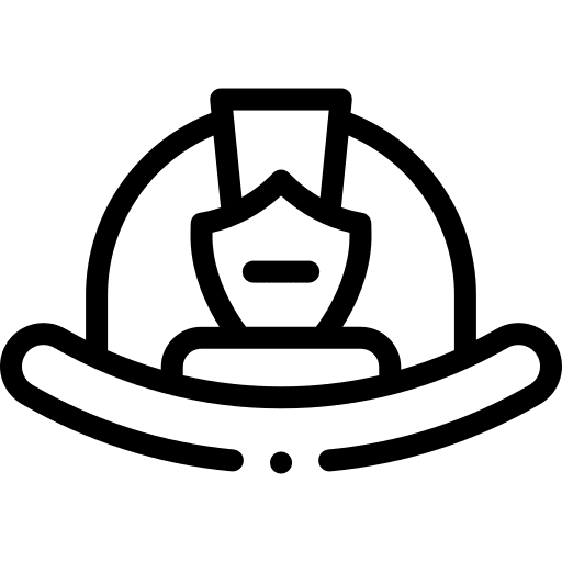 Firefighter helmet safety firefighters firefighter icon