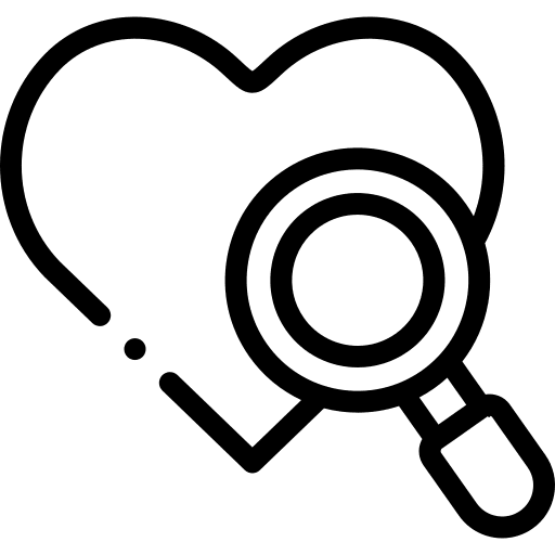 Medical check security heart medical icon