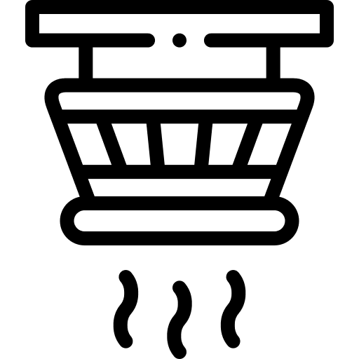 Smoke detector smoke detector sensor electronics icon