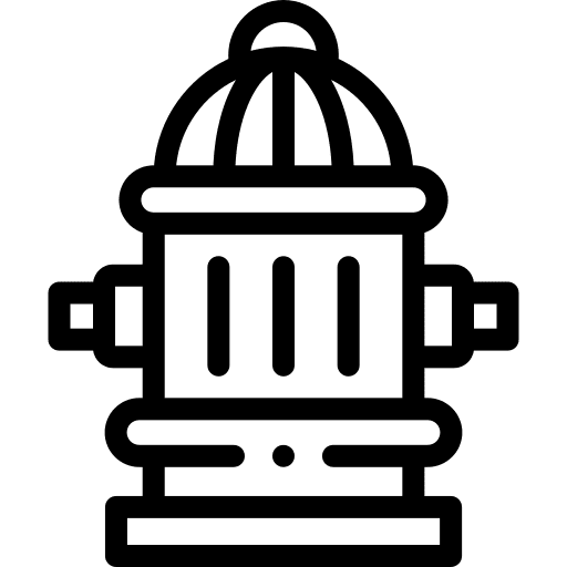 Hydrant security hydration fire hydrant icon