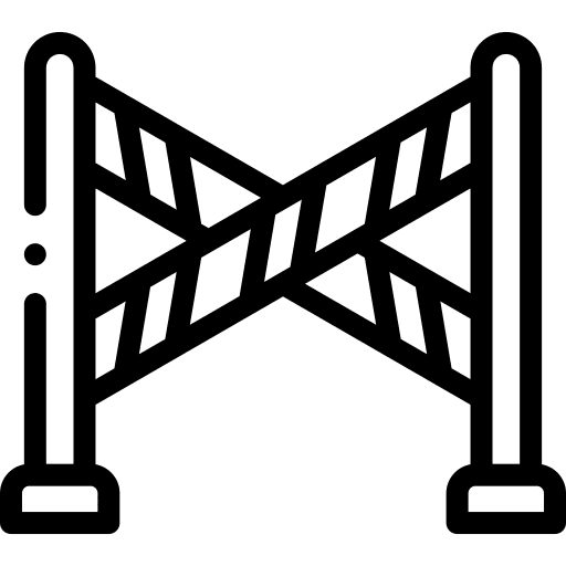 Police line crime scene caution police icon